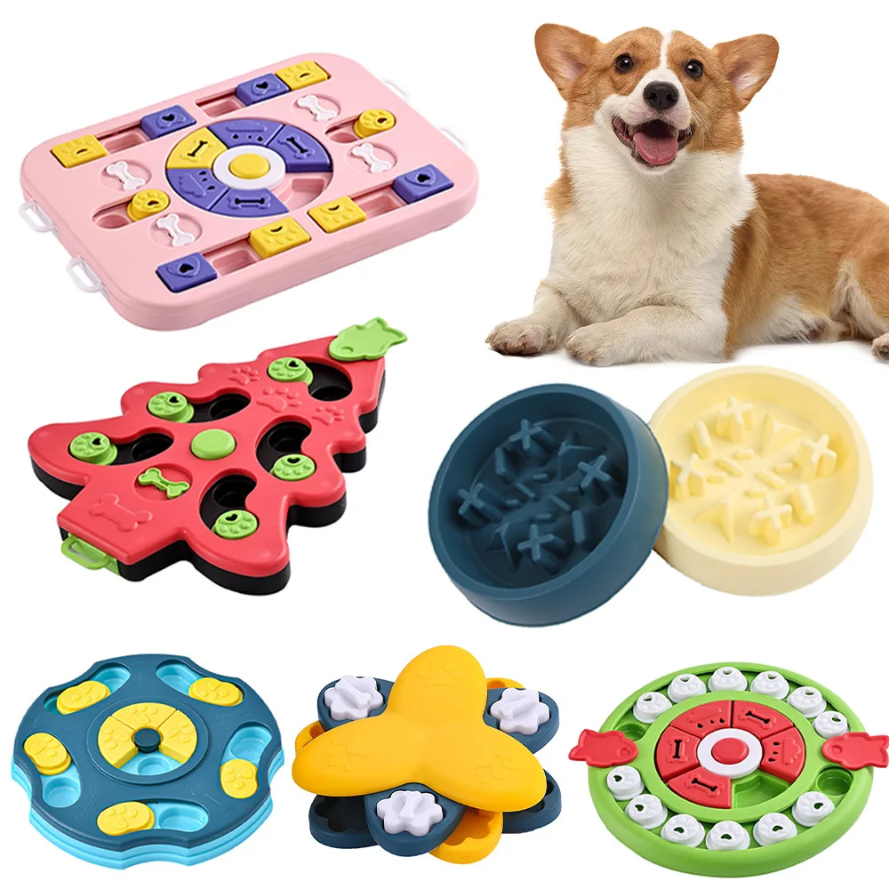 Puppy IQ Food Dispenser Slowly - Dog Puzzle Feeder Toy recension och pris