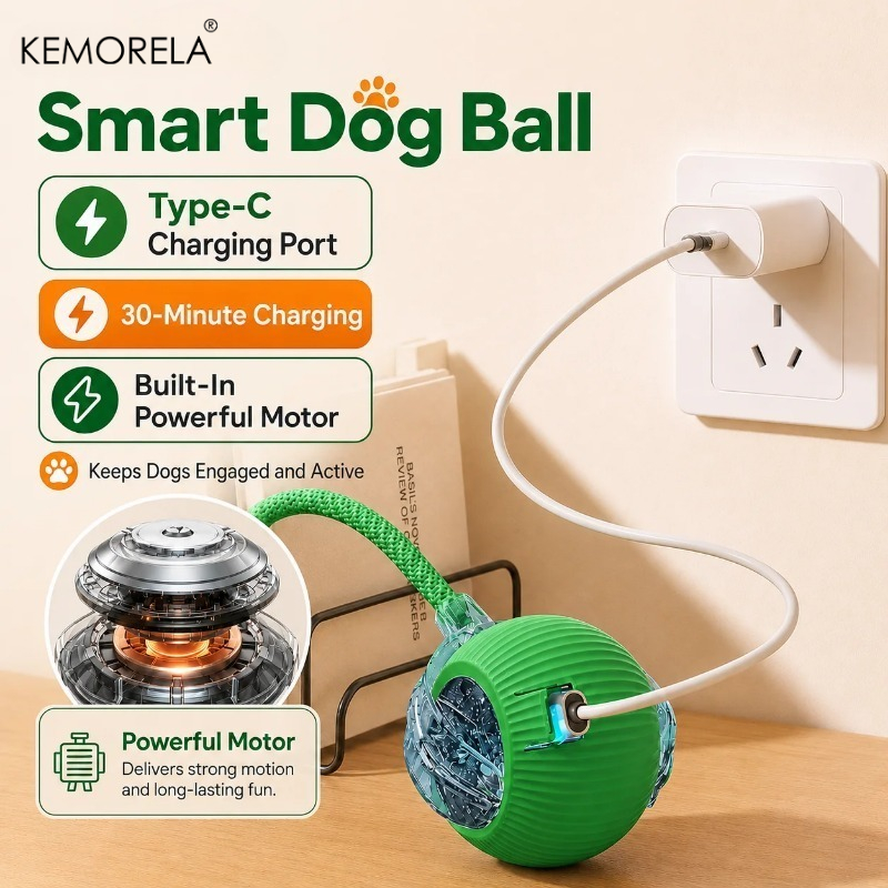New Dog Interactive Ball Toy A - Automatic Moving Dog Ball recension och pris